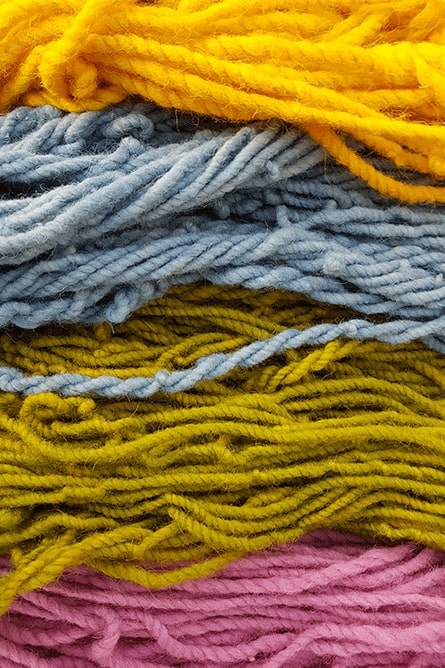 Les différentes couleurs de laine