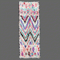 Elégant tapis de Boucherouite, idéal pour une décoration moderne.